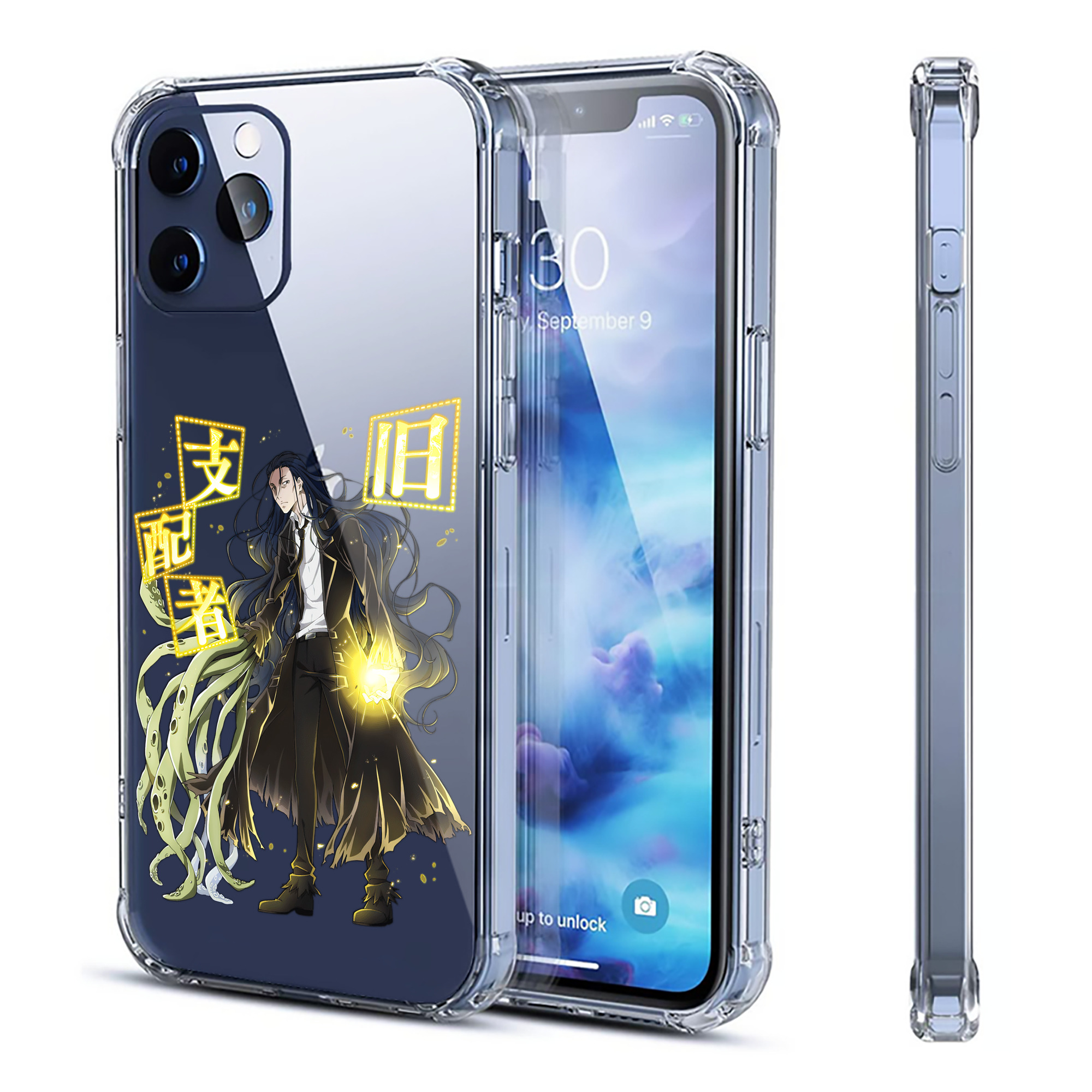 （画像用） 文豪ストレイドッグス Bungo Stray Dogs 【iPhone 12シリーズ対応】透明スマホケース（クリアソフトケース）